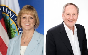 Deborah S. Delisle, Assistant Secretary for Elementary and Secondary Education, and Michael Fullan, Adviser to the Premier and Minister of Education in Ontario, Canada.  
